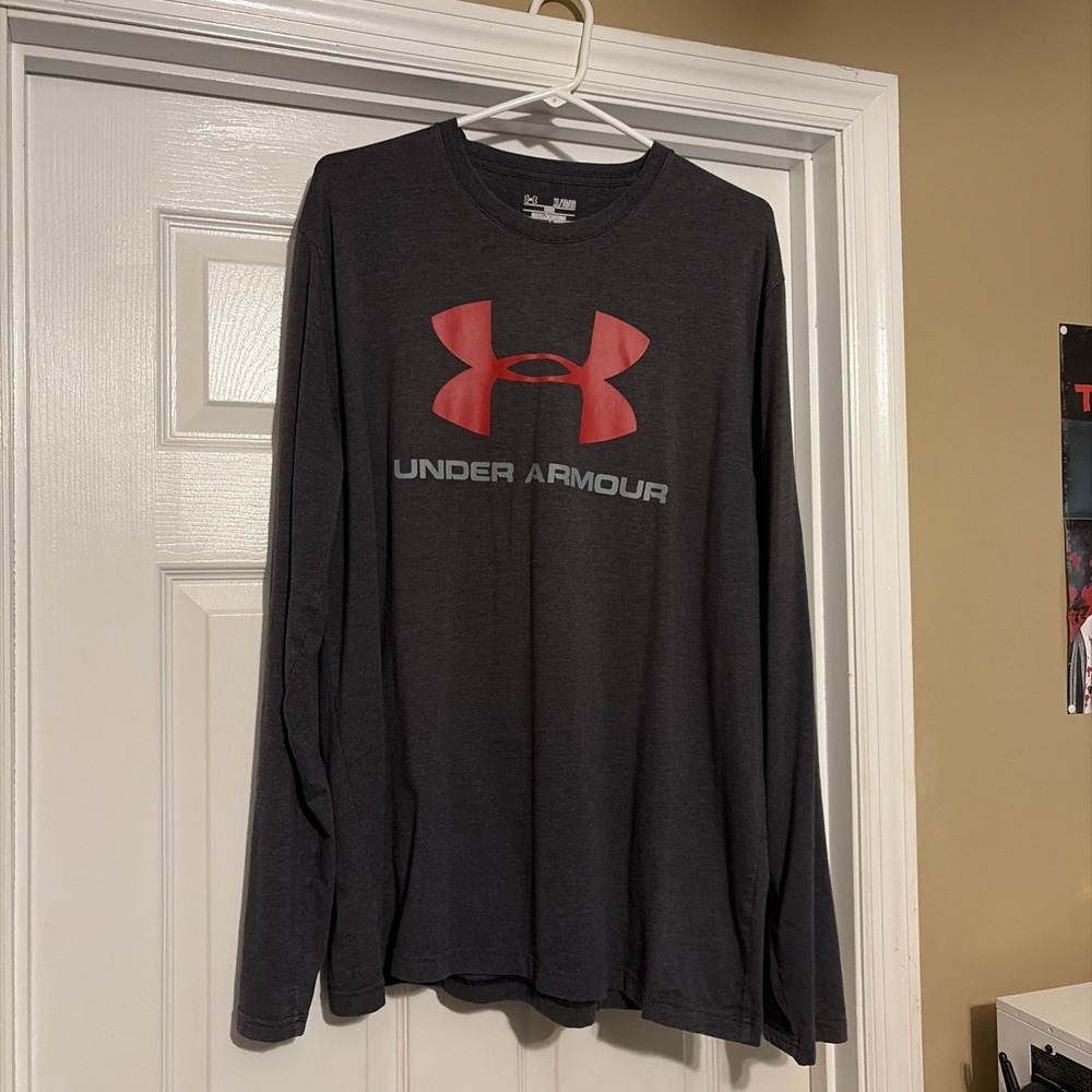 Under Armor Long Sleeve Shirt Heat Gear MEN's Size XL Long Sleeve T Shirts XL
